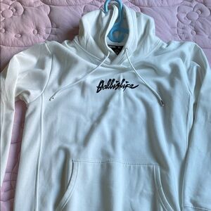 Ball is Life White Hoodie